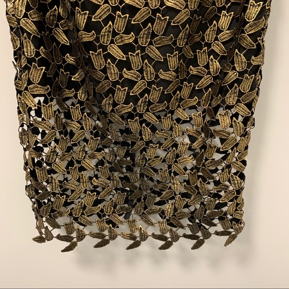 Bardot Gemma Dress Gold Leaf - Picture 4 of 7